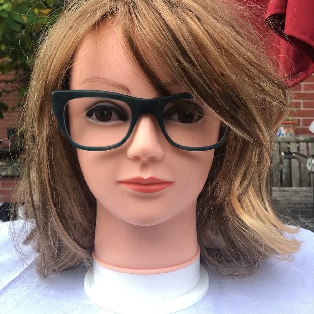 Norman Childs Walnut Eyeglass Frame